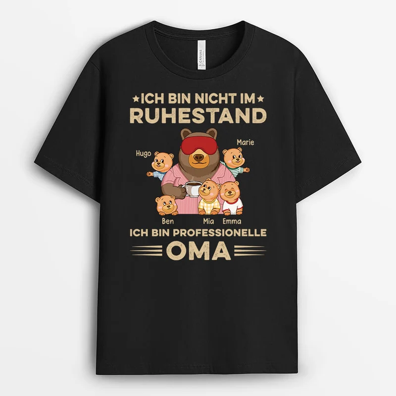 Ich Bin Nicht Im Ruhestand Ich Bin Ein Professioneller Opa - Personalisiertes Geschenk | T-shirt für Opas