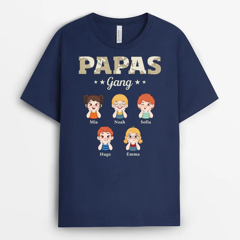 Papas/Opas Bande - Personalisiertes Geschenk | T-shirt für Opas/Papas