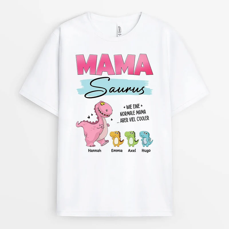 Papasaurus - Personalisiertes Geschenk | T-shirt für Papas