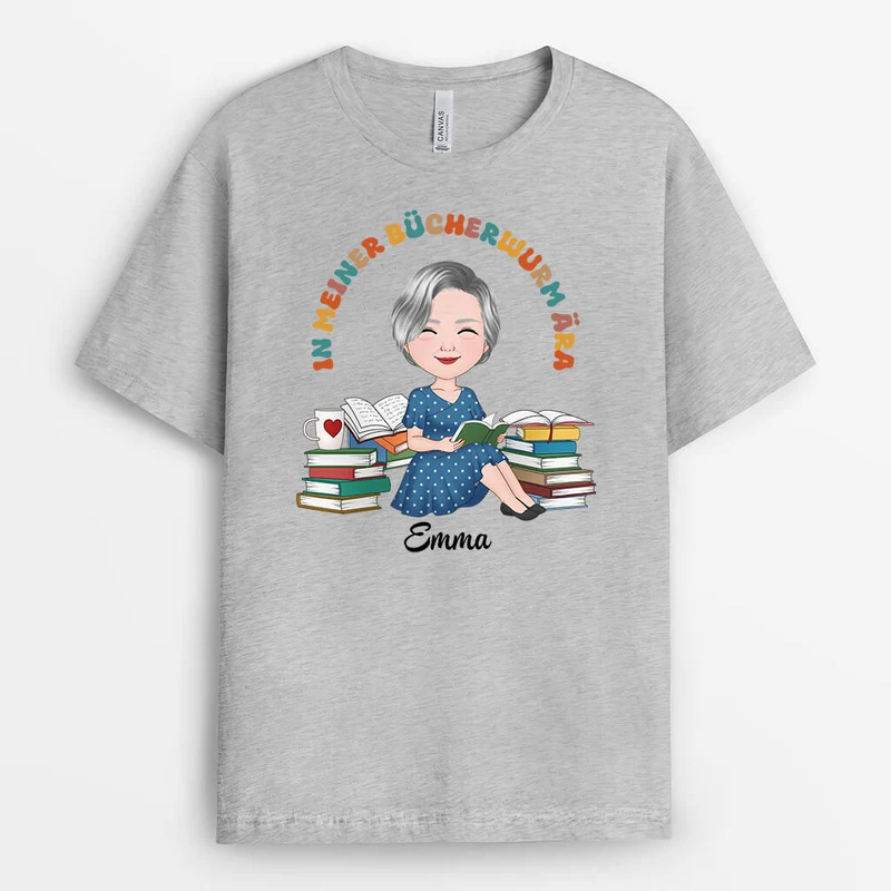 In Meiner Bücherwurm - Personalisiertes Geschenk | T-shirt für Frauen