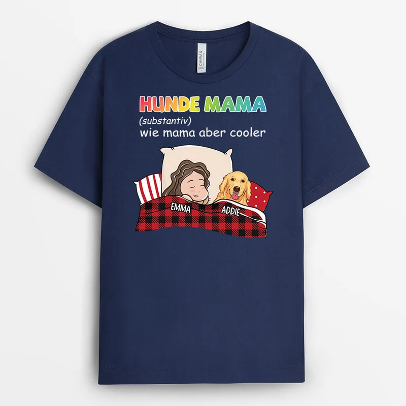 Hundepapa - Personalisiertes Geschenk | T-shirt für Hundeliebhaber