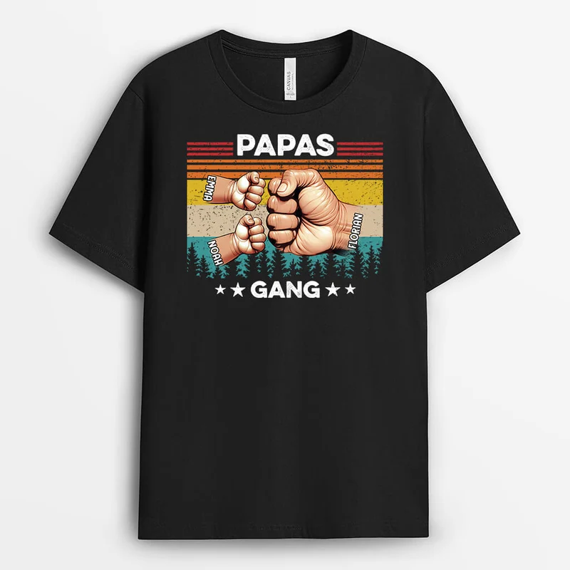 Papas/Opas Bande Faust - Personalisiertes Geschenk | T-shirt für Opas/Papas