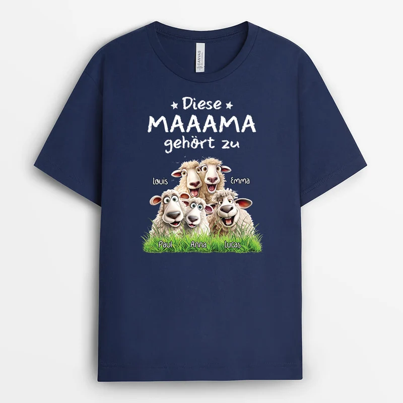 Dieser Opaaaaaaa/Papaaaaaaa Gehört Zu - Personalisiertes T-Shirt für Männer