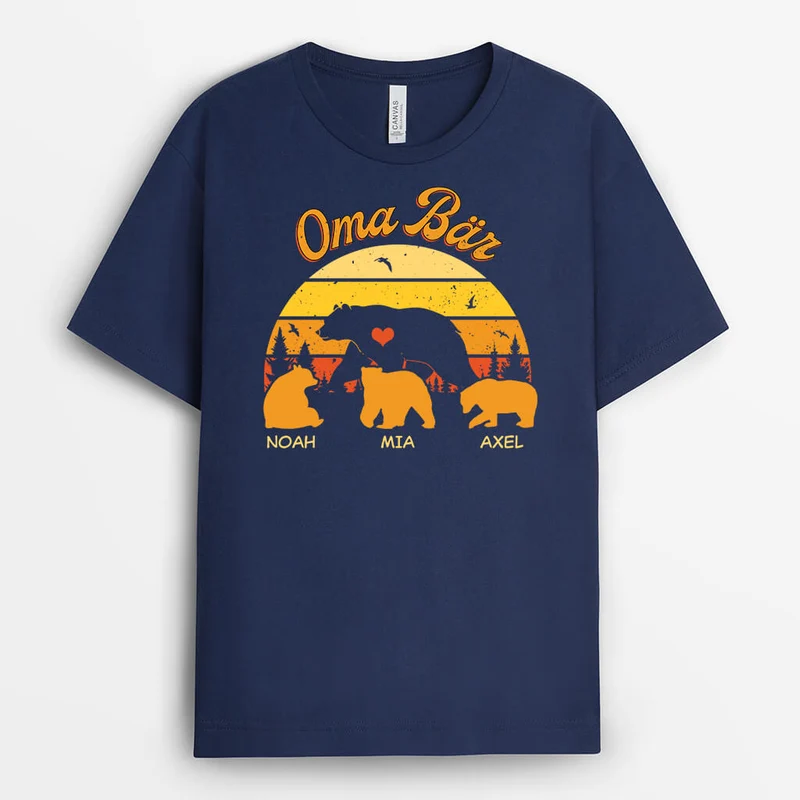 Mama Bär - Personalisiertes Geschenk | T-shirt für Mamas