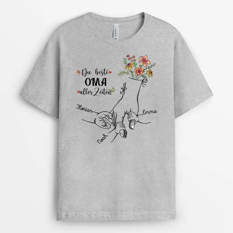 Beste Mama Aller Zeiten - Personalisiertes Geschenk | T-shirt für Mamas