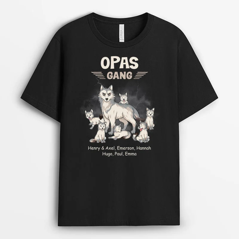 Opas Bande - Personalisiertes Geschenk | T-Shirt für Opas