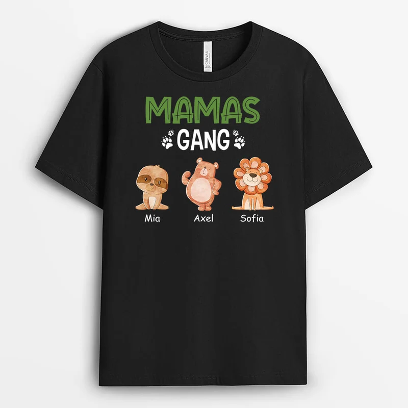 Papas Bande - Personalisiertes Geschenk | T-Shirt für Papas