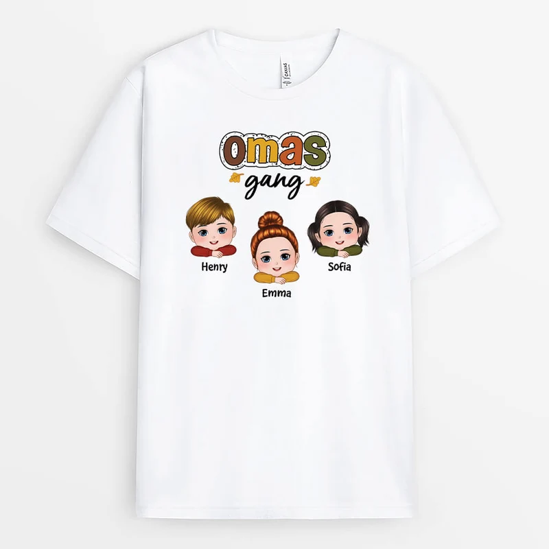 Papas Bande - Personalisiertes Geschenk | T-Shirt für Papas