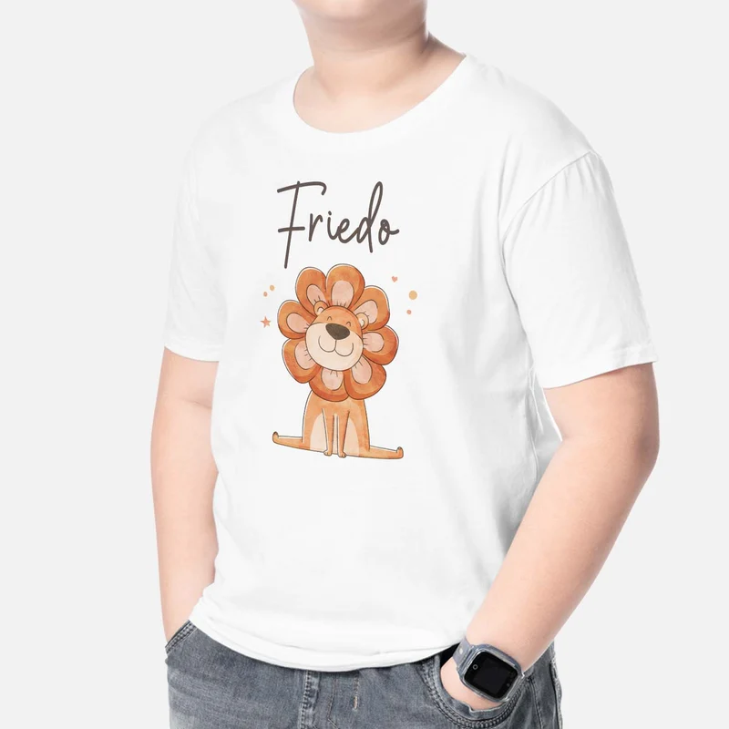 Tiere Und Kindernamen - Personalisiertes Geschenk | T-Shirt für Kinder und Jugendliche