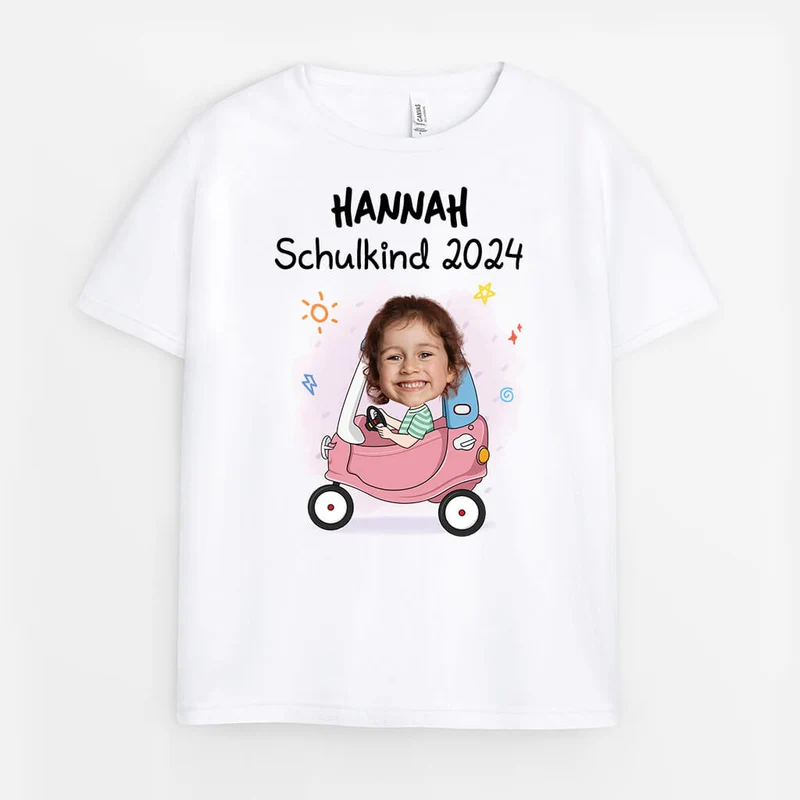 Schulkind - Personalisiertes Geschenk | T-Shirt für Mädchen