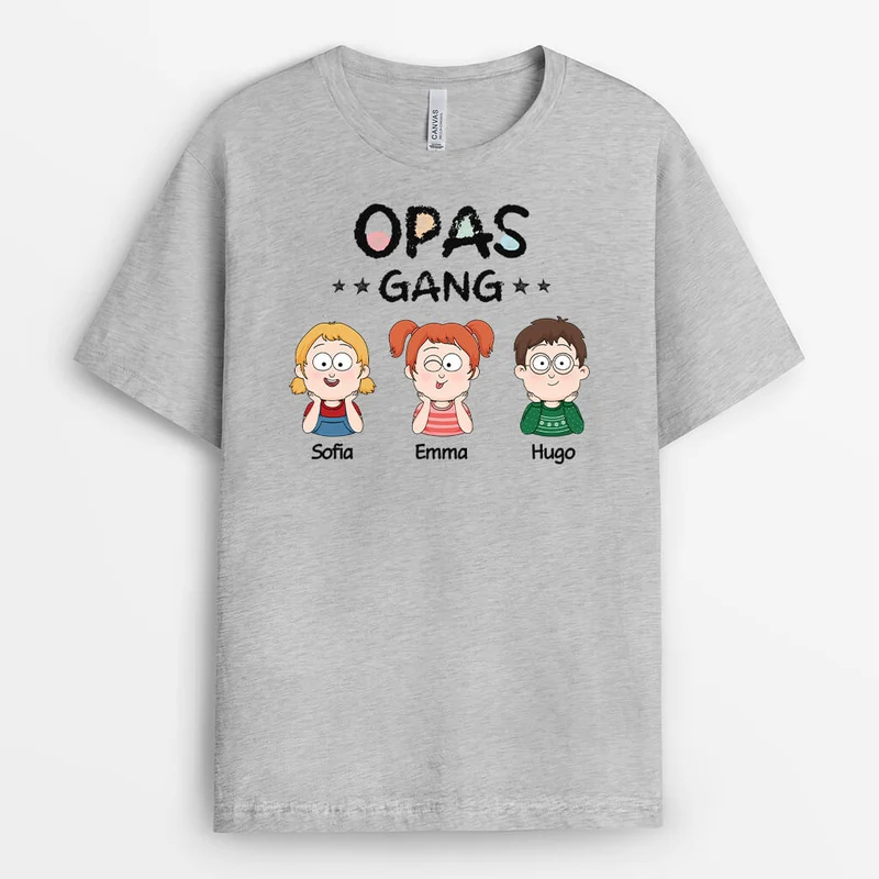 Papas/Opas Bande - Personalisiertes Geschenk | T-Shirt für Herren
