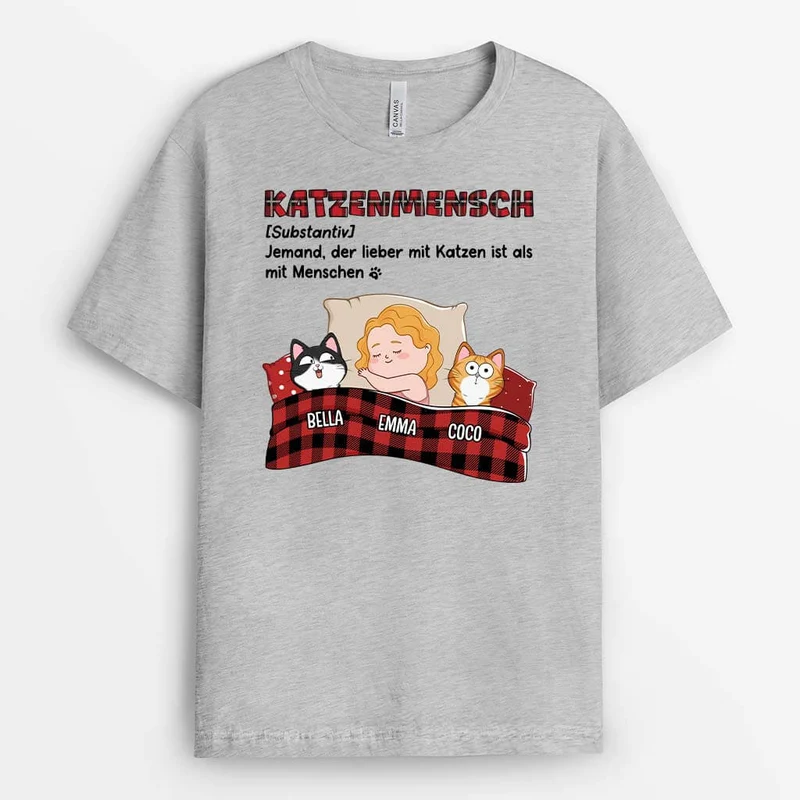 Catrovert - Personalisiertes Geschenk | T-Shirt für Katzenliebhaber