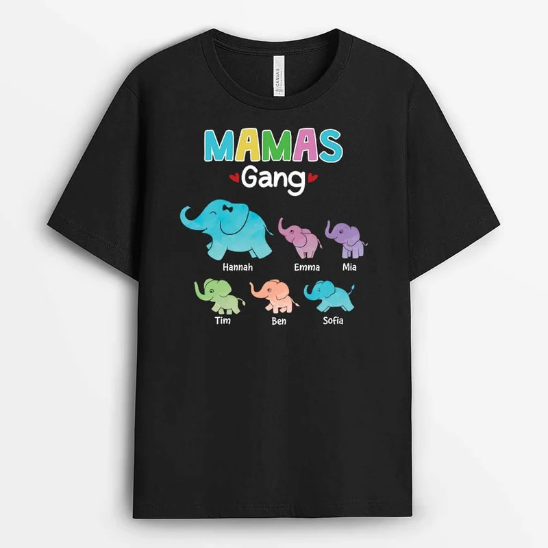 Mamas/Omas Bande - Personalisiertes Geschenk | T-Shirt für Frauen
