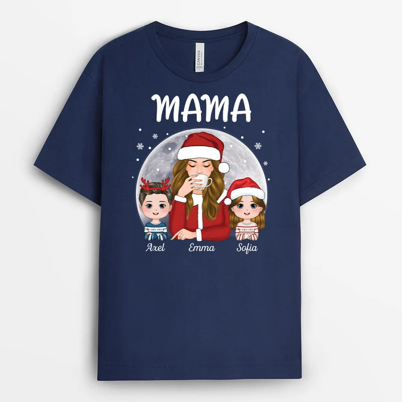 Unsere Oma Zu Weihnachten - Personalisiertes Geschenk | T-shirt für Omas