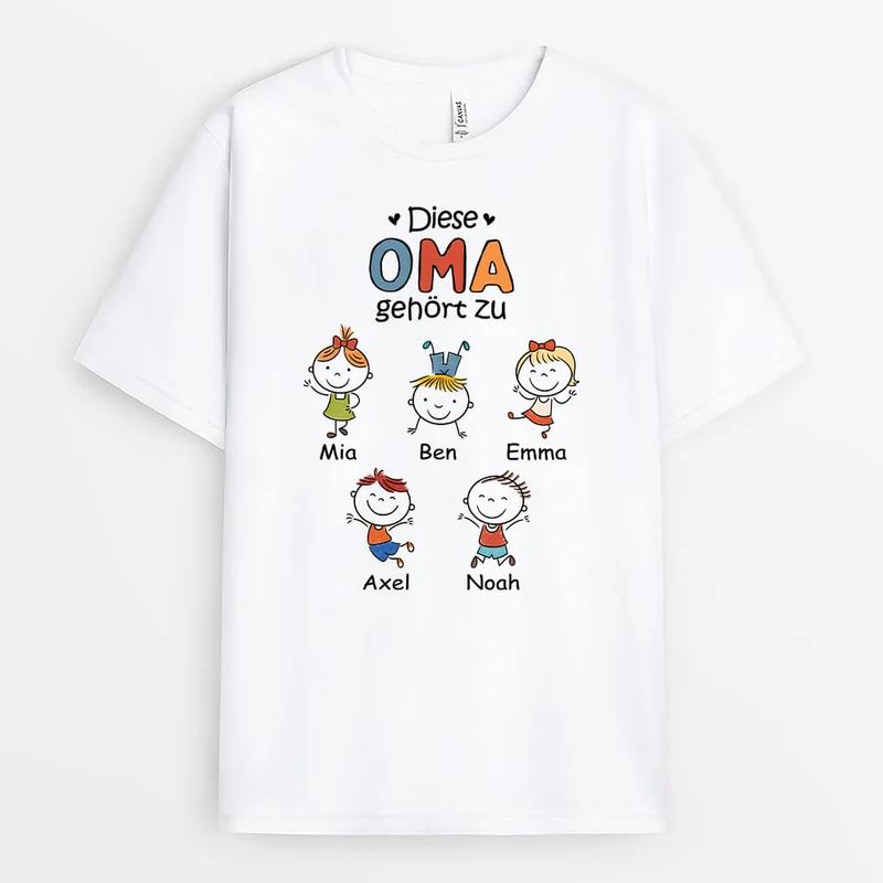 Diese Oma Gehört Zu - Personalisiertes Geschenk | T-shirt für Omas