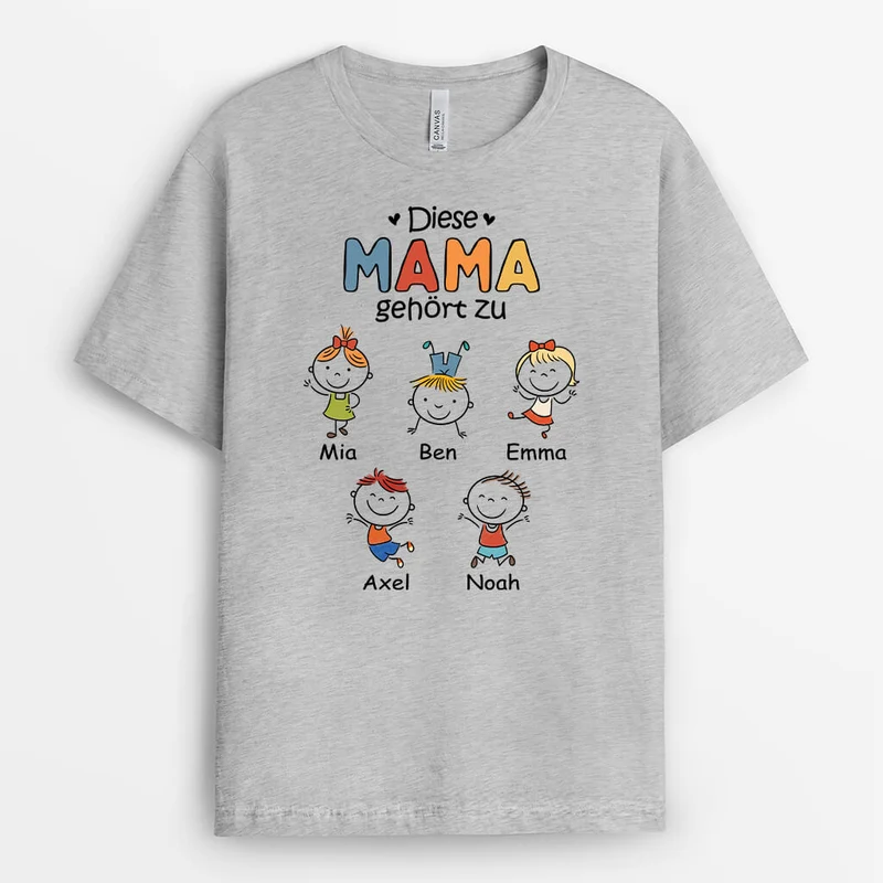 Diese Oma Gehört Zu - Personalisiertes Geschenk | T-shirt für Omas