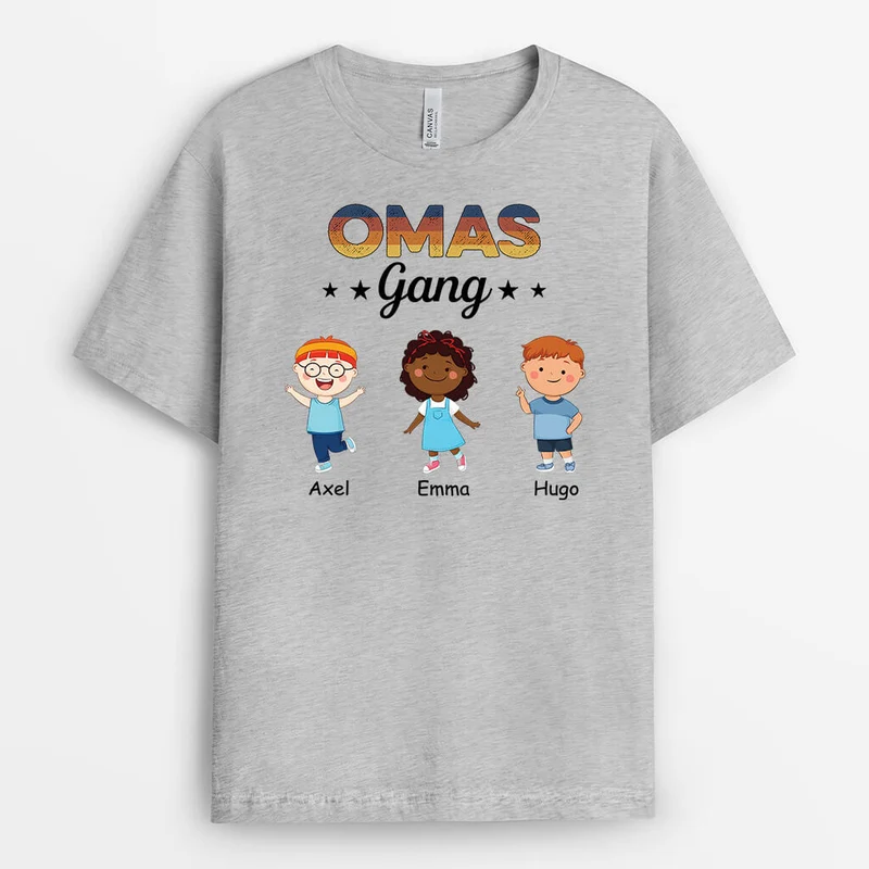Omas Gang - Personalisiertes Geschenk | T-shirt für Omas