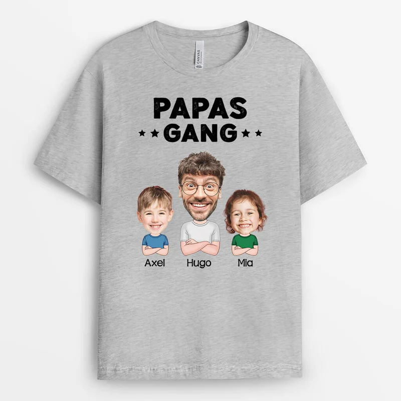 Papas/Opas Bande - Personalisiertes Geschenk | T-shirt für Opas/Papas