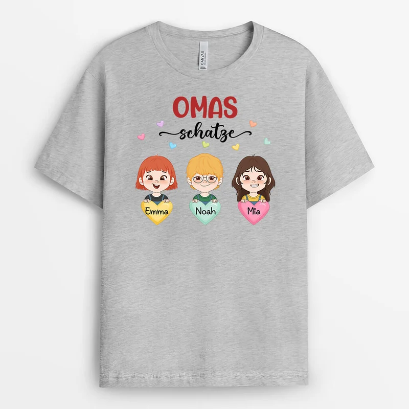 Omas Liebling - Personalisiertes Geschenk | T-shirt für Omas