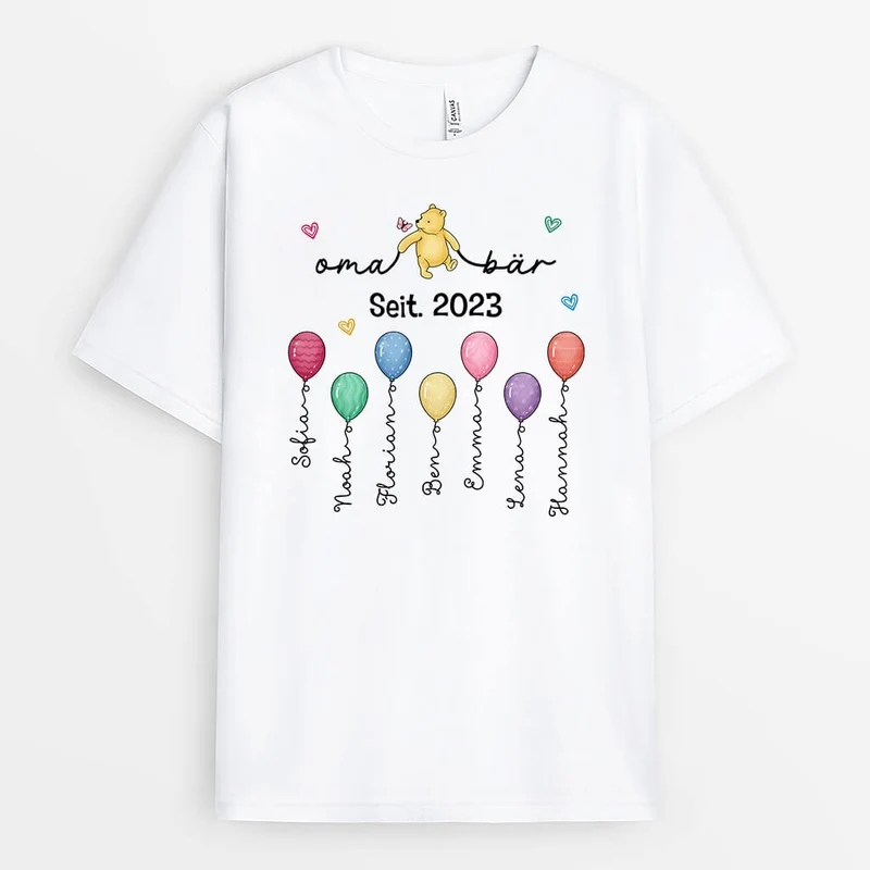 Mama Bär - Personalisiertes Geschenk | T-shirt für Mamas