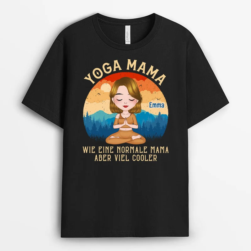 Yoga Mama - Personalisierte Geschenke | T-Shirt für Mamas