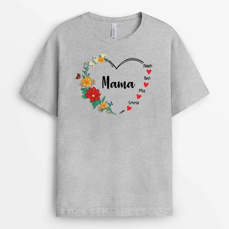 Liebe Oma - Personalisiertes Geschenk | T-shirt für Omas