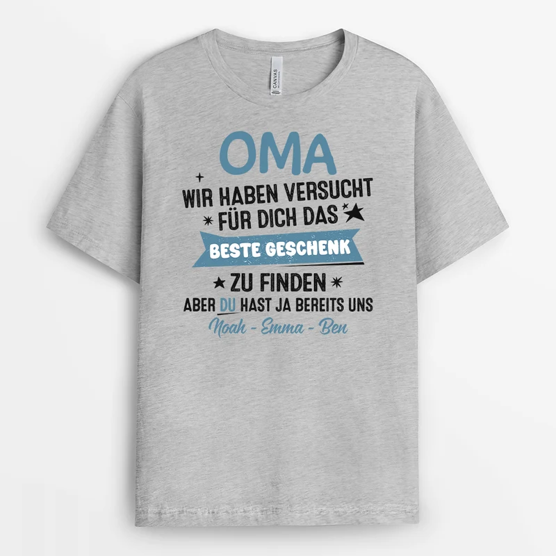 Wir Haben Versucht Für Dich Das Beste Geschenk Zu Finden - Personalisiertes Geschenk | T-shirt für Frauen