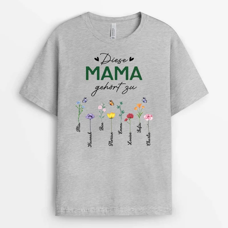 Diese Mamas/Omas Gehört Zu - Personalisiertes Geschenk | T-shirt für Frauen