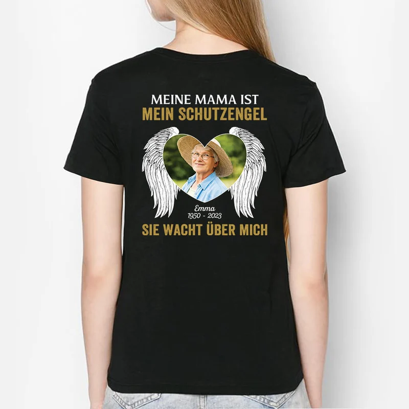 Vater Ist Mein Schutzengel Er Wacht Über Mich - Personalisiertes Geschenk