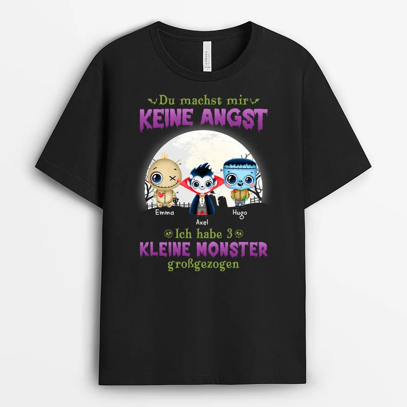 Du machst mir keine Angst - Personalisiertes Geschenk | Tshirts für Halloween