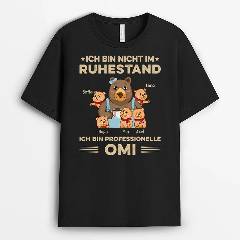 Ich Bin Eine Professionelle Oma - Personalisiertes Geschenk | T-shirt für Omas