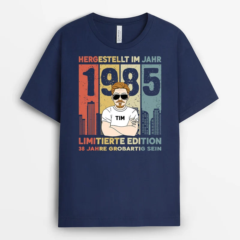 Hergestellt im Jahr ... Limitierte Edition - Personalisiertes Geschenk | T-shirt für Männer/Frauen