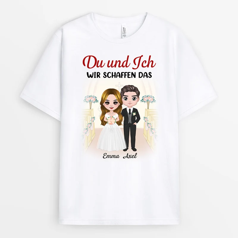 Du & Ich - Personalisierte Geschenke | T-Shirt für Paare/Pärchen