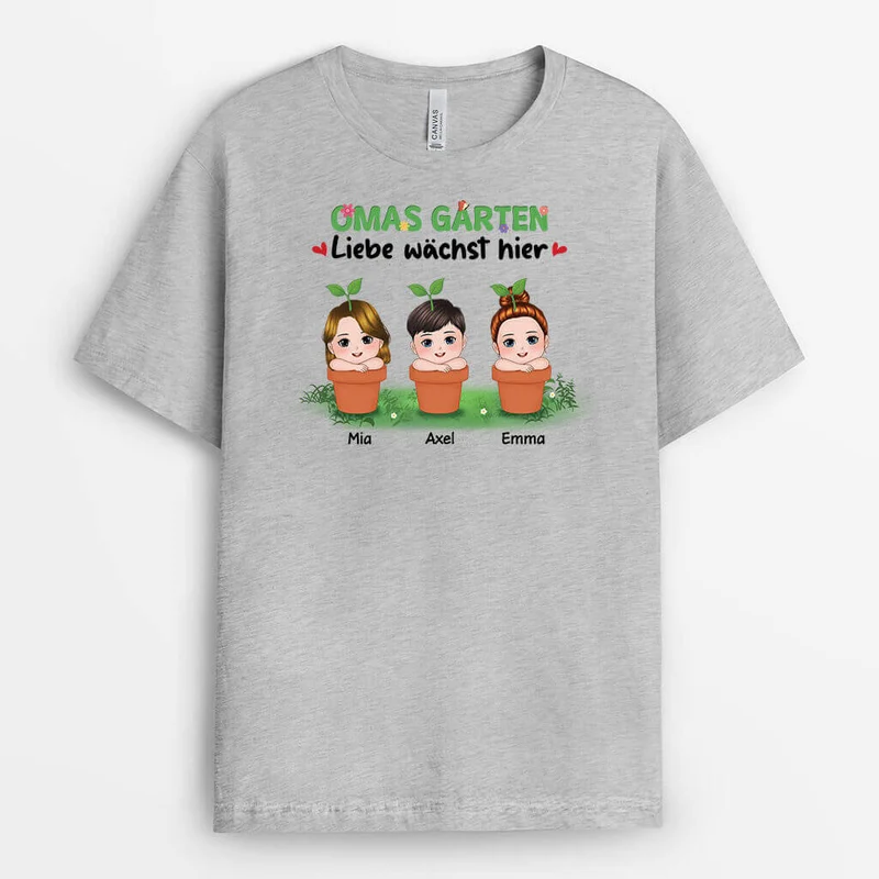 Mamas Garten - Personalisierte Geschenke | T-Shirt für Mamas