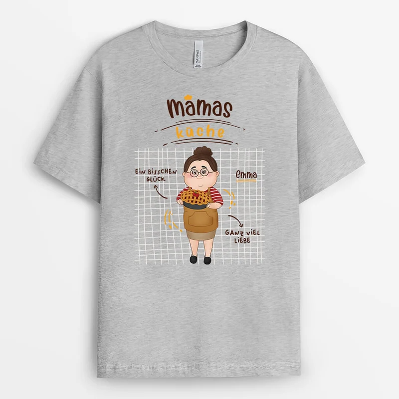 Mamas Küche - Personalisierte Geschenke | T-Shirt für Mamas