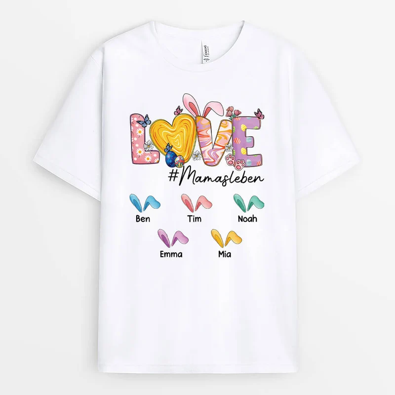 Liebe Omas Leben - Personalisiertes Geschenk | T-Shirt für Omas
