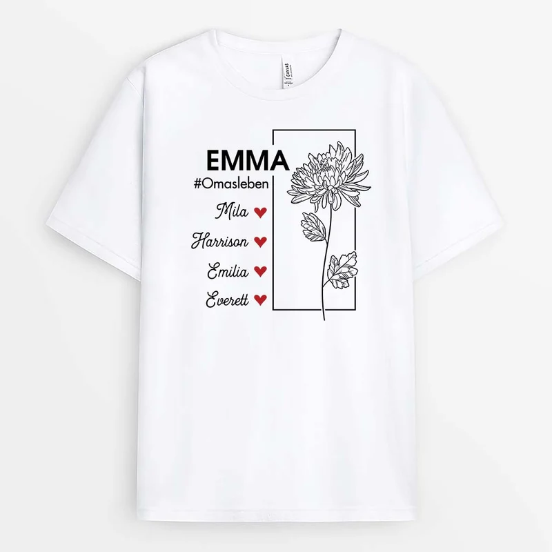Liebe - Personalisiertes Geschenk | T-shirt für Männer/Frauen