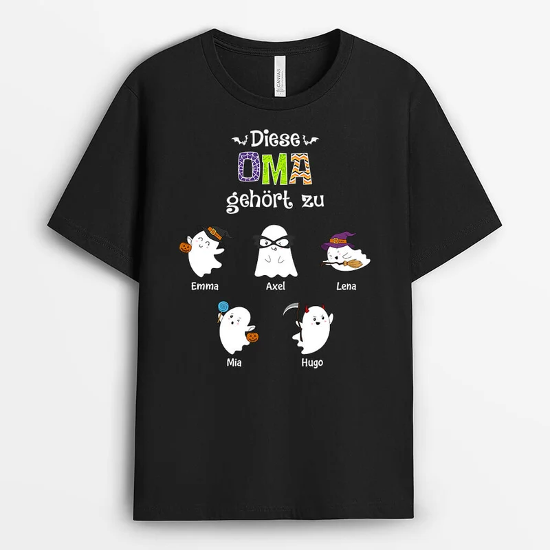 Diese Mama Gehört Zu - Personalisiertes Geschenk | T-shirt für Halloween