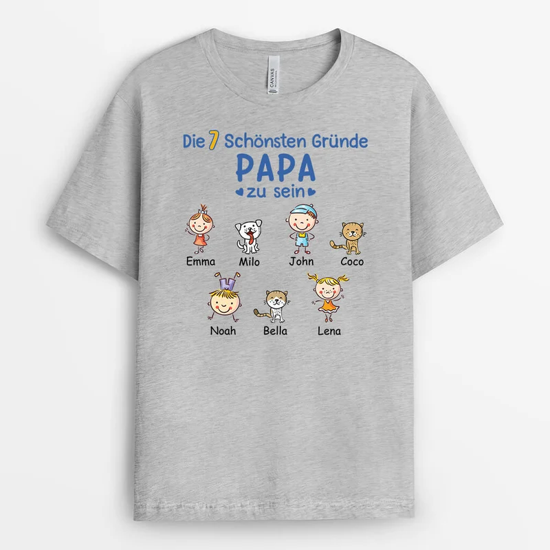 Gründe Warum Es Großartig Ist Opa Zu Sein - Personalisiertes Geschenk | T-shirt für Opas