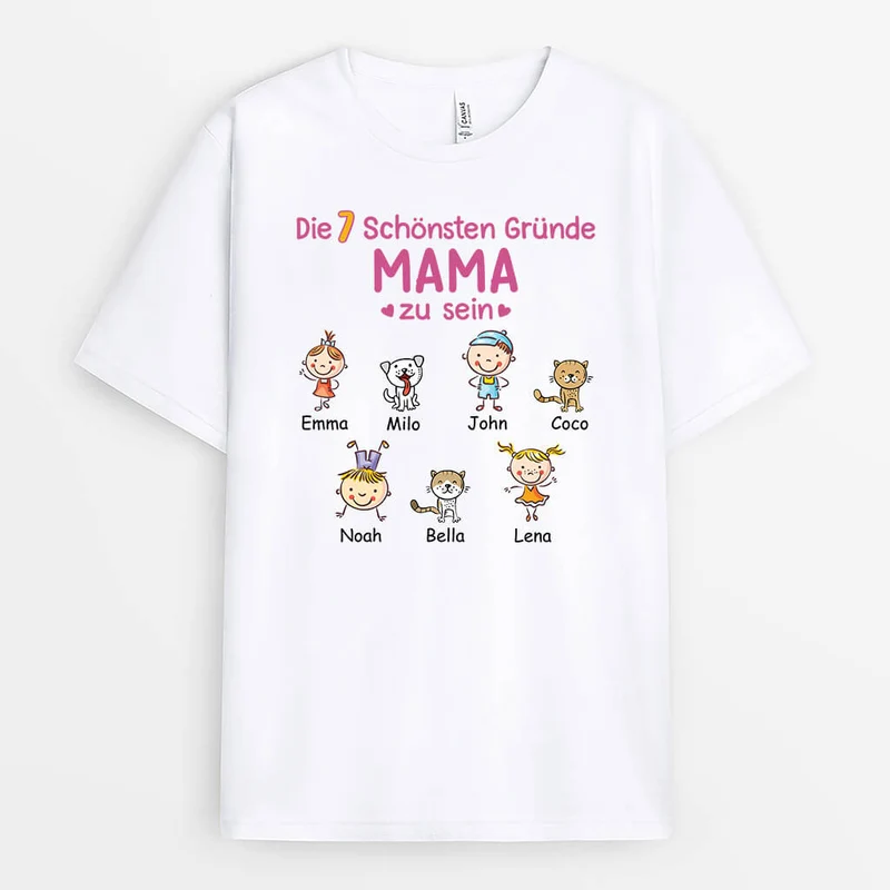 Gründe Warum Es Großartig Ist Oma Zu Sein - Personalisiertes Geschenk | T-shirt für Omas