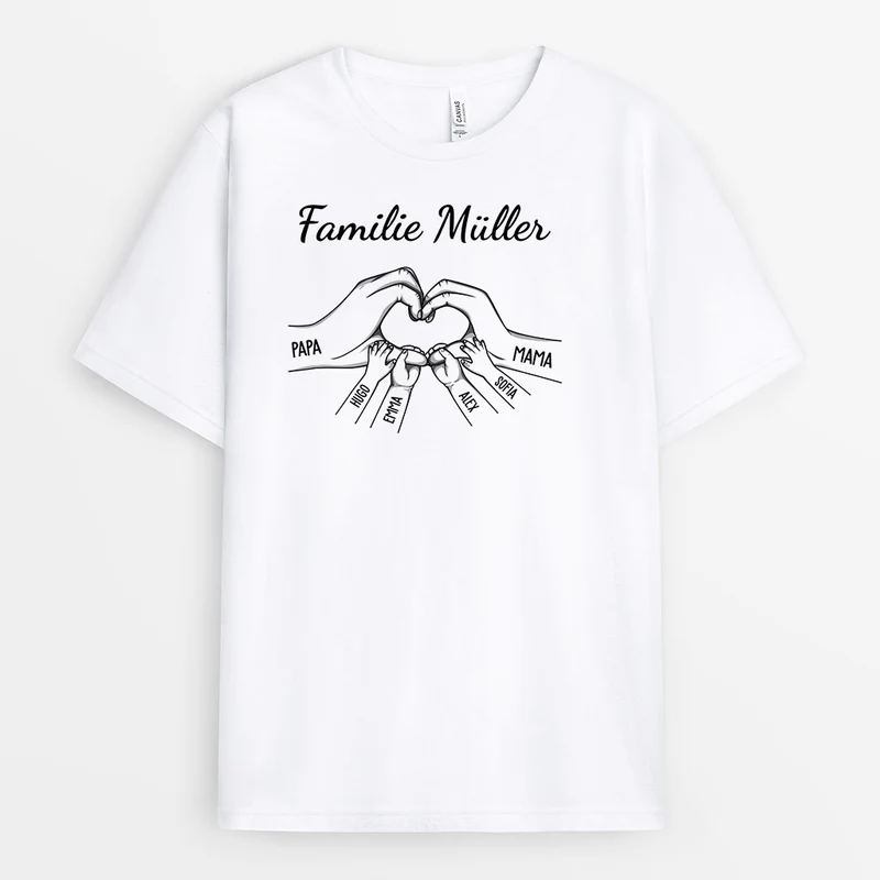Die Familie - Personalisierte Geschenke | T-Shirt für Familie