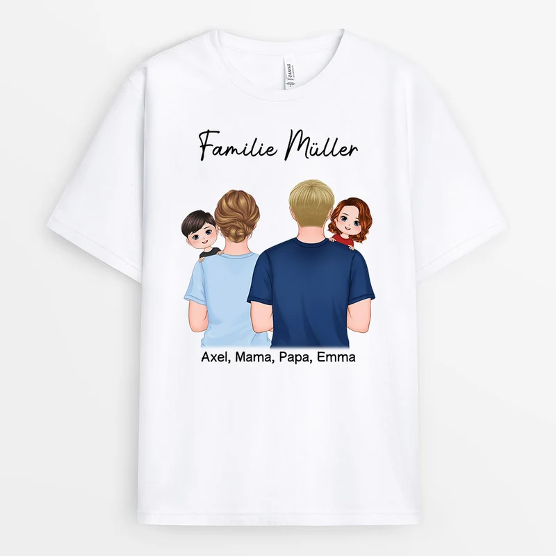 Die Familie - Personalisierte Geschenke | T-Shirt für Familie