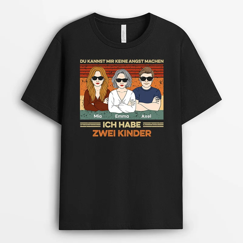 Keine Angst - Personalisierte Geschenke | T-Shirt für Mama/Oma
