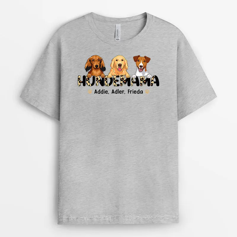 Hundemama - Personalisierte Geschenke | T-Shirt für Hundebesitzer