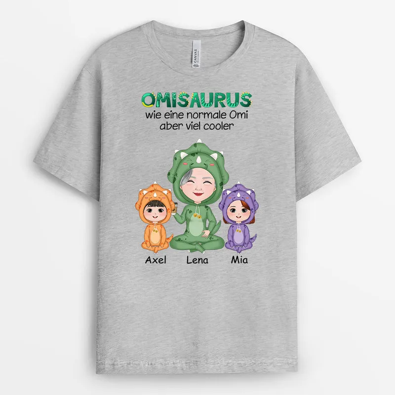 Omas Saurus - Personalisierte Geschenke | T-Shirt für Mama/Oma