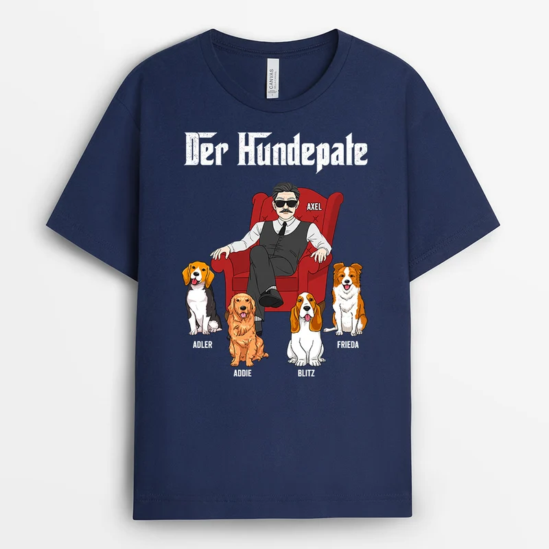 Der Hundepate - Personalisierte Geschenke | T-Shirt für Hundeliebhaber