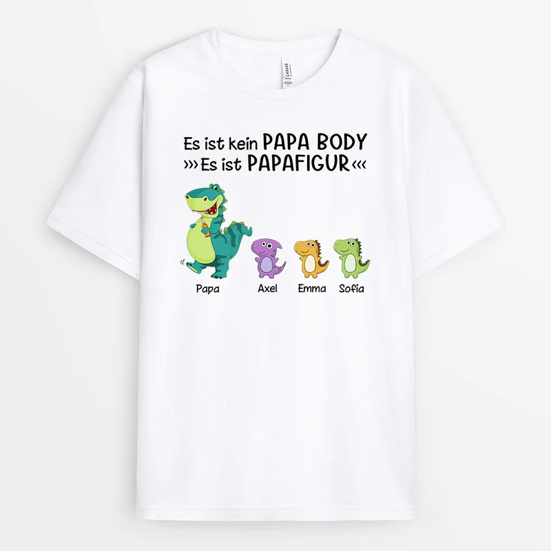 Papafigur - Personalisierte Geschenke | T-Shirt für Opa/Papa