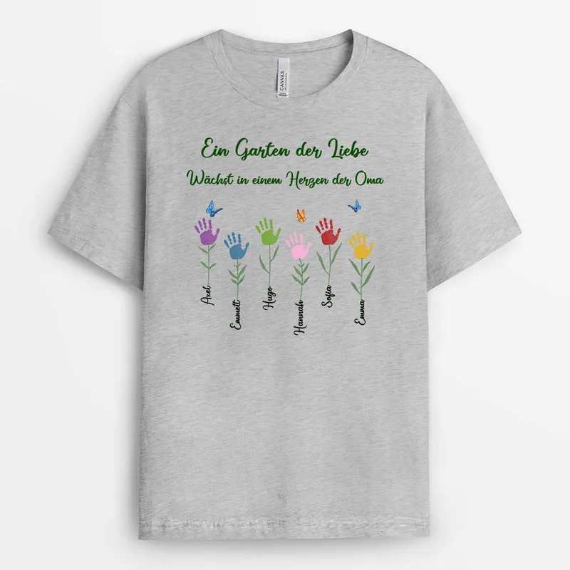 Omas Garten - Personalisierte Geschenke | T-Shirt für Oma/Mama