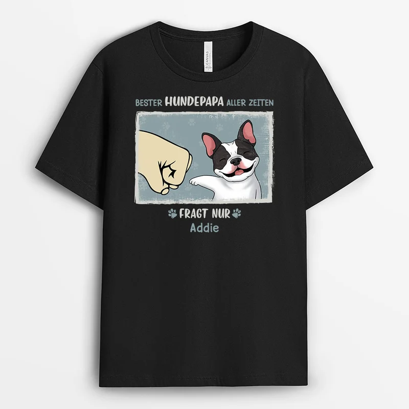 Beste Hunde Eltern Aller Zeiten - Personalisierte Geschenke | T-Shirt für Hundebesitzer