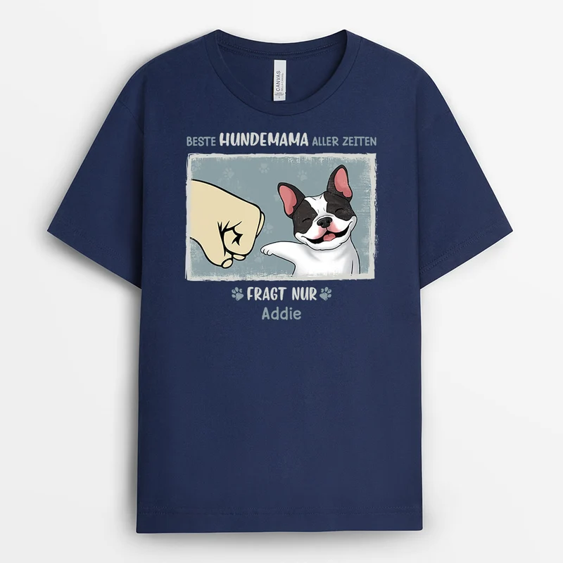 Beste Hunde Eltern Aller Zeiten - Personalisierte Geschenke | T-Shirt für Hundebesitzer